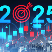 year 2025 with an arrow in the bullseye of a target