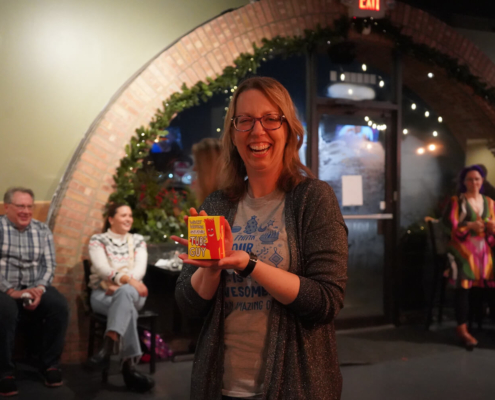 Jessie at the winter outing Jessie at the winter outing