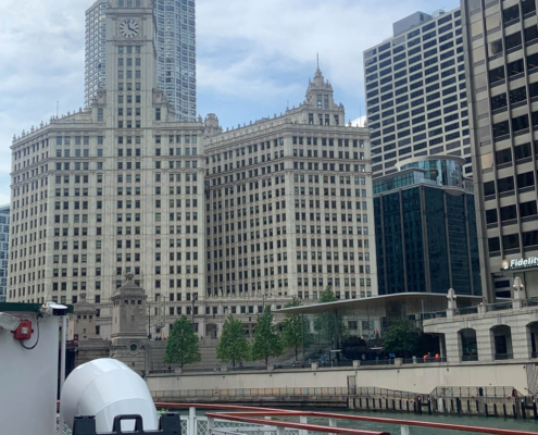 The Wrigley Building in Chicago The Wrigley Building in Chicago