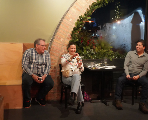 Todd, Stacy and George at the winter outing Todd, Stacy and George at the winter outing