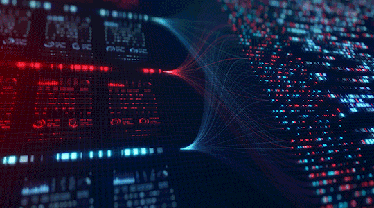 computer display showing data analytics