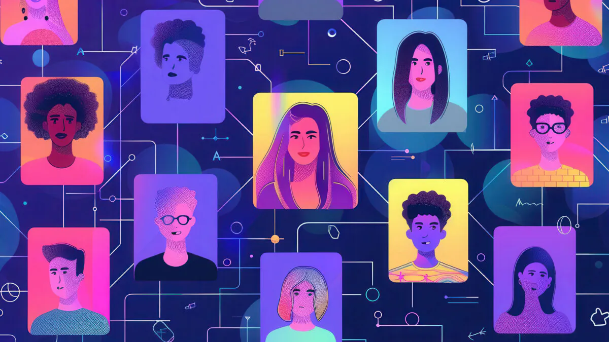 Cartoon colorful avatars