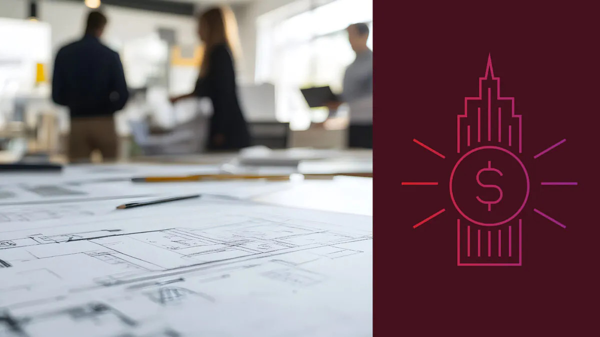 tower illustration with money symbol