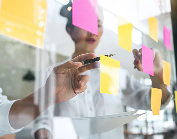 Marketers strategizing and generating ideas